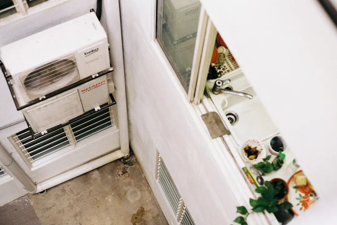 Mechanical room during annual HVAC maintenance in San Francisco